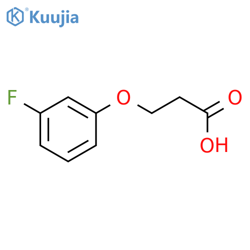 3-(3-Fluorophenoxy)propanoic acid structure