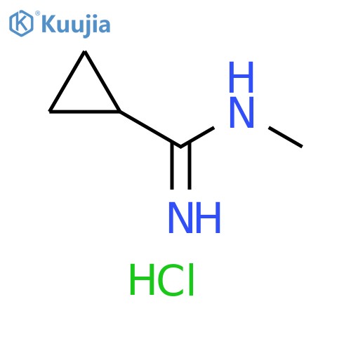 N-methylcyclopropanecarboximidamide hydrochloride structure