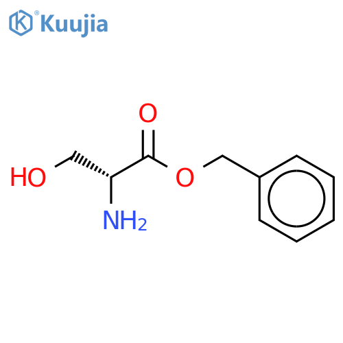 H-D-Ser-OBzl hydrochloride salt structure