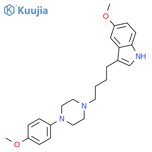 1H-Indole, 5-methoxy-3-[4-[4-(4-methoxyphenyl)-1-piperazinyl]butyl]- structure