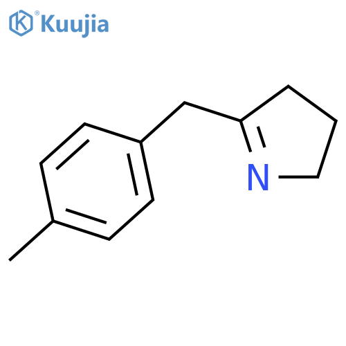 2H-Pyrrole, 3,4-dihydro-5-[(4-methylphenyl)methyl]- structure