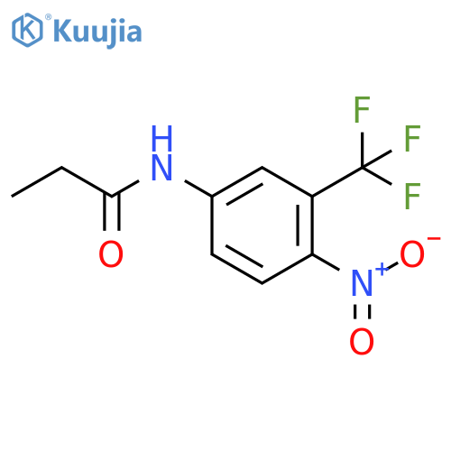 N-4-Nitro-3-(trifluoromethyl)phenyl-propanamide structure
