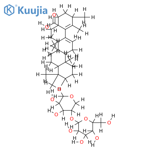 3beta-hydroxy-urs-12,18-diene-28-oic-acid-3-O-4) alpha-L-arabinopyranoside> structure