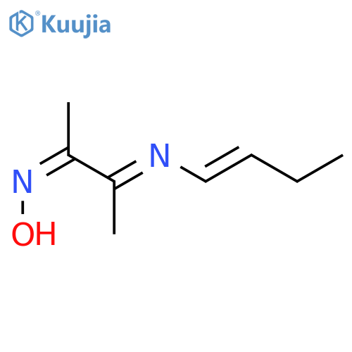 2-Butanone, 3-(1-butenylimino)-, oxime, (E,E,Z)- (9CI) structure