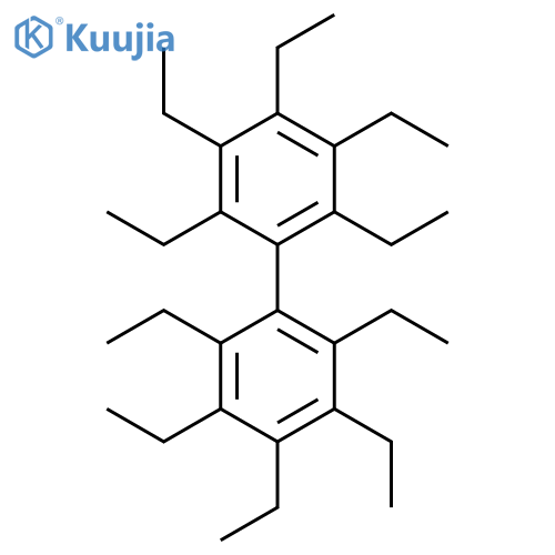 1,1'-Biphenyl, 2,2',3,3',4,4',5,5',6,6'-decaethyl- structure