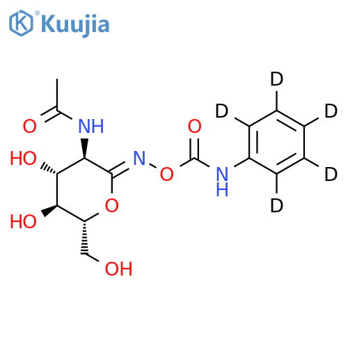 (Z)-O-(2-Acetamido-2-deoxy-D-glucopyranosylidene)amino N-Phenyl-d5-carbamate structure