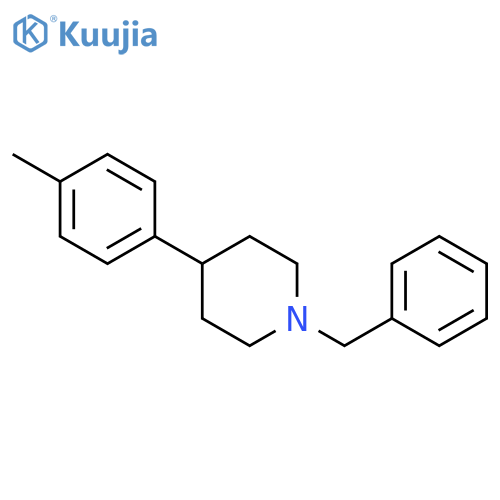 1-benzyl-4-(4-methylphenyl)tetrahydropyridine structure