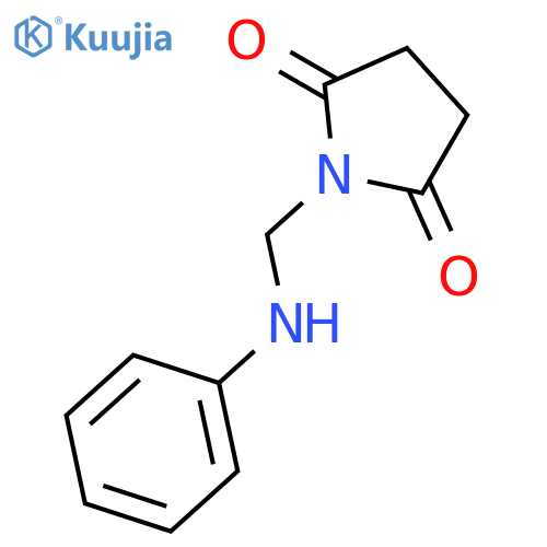 1-(Anilinomethyl)pyrrolidine-2,5-dione structure