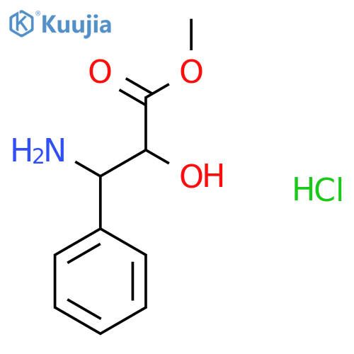 Methyl 3-amino-2-hydroxy-3-phenylpropanoate hcl structure