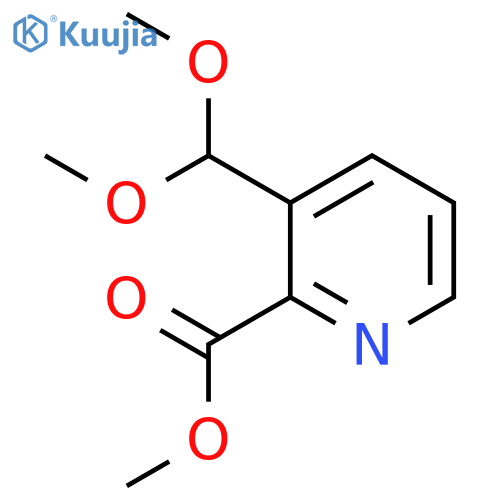 Methyl 3-(dimethoxymethyl)picolinate structure