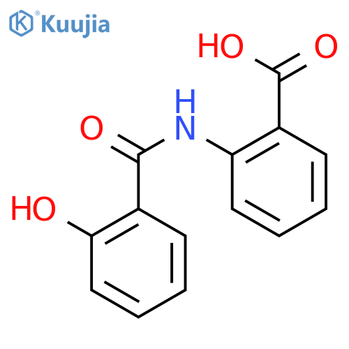 Benzoic acid, 2-[(2-hydroxybenzoyl)amino]- structure
