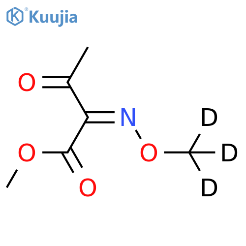 (Z)-2-(Methoxyimino)-3-oxobutanoic Acid-d3 Methyl Ester structure