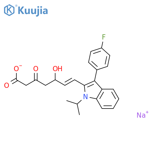 3-Keto Fluvastatin Sodium Salt structure