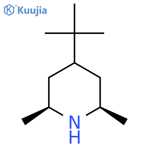 (2R,4r,6S)-4-tert-butyl-2,6-dimethylpiperidine structure