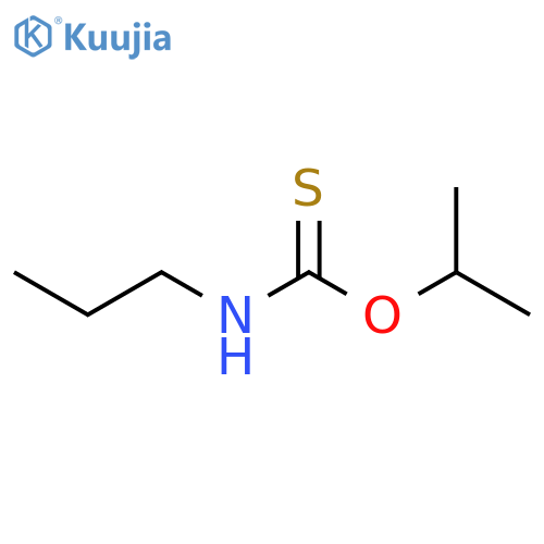 Carbamothioic acid, propyl-, O-(1-methylethyl) ester structure