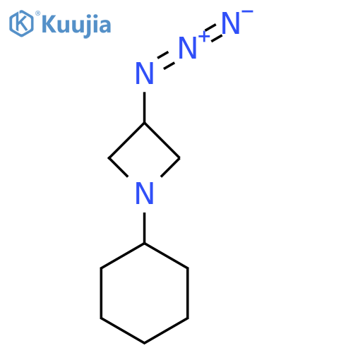 3-Azido-1-cyclohexylazetidine structure