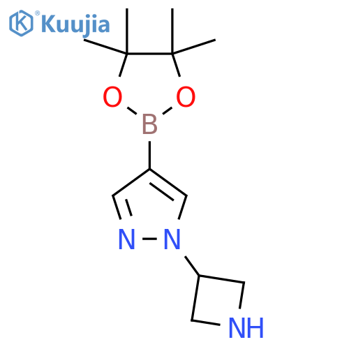1-(Azetidin-3-yl)-4-(4,4,5,5-tetramethyl-1,3,2-dioxaborolan-2-yl)pyrazole structure