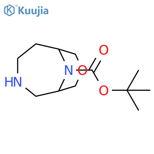 tert-butyl 8-oxa-3,10-diazabicyclo[4.3.1]decane-10-carboxylate structure