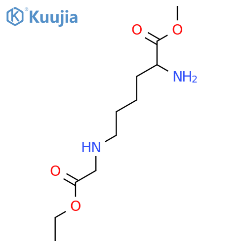Nε-(Ethoxycarbonylmethyl)-L-lysine Methyl Ester structure