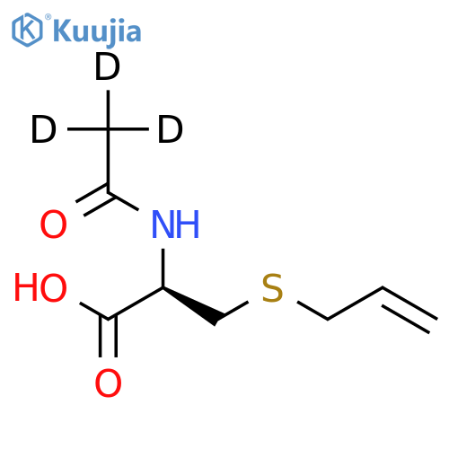 N-(Acetyl-d3)-S-allyl-L-cysteine structure
