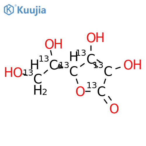 L-Ascorbic Acid-13C6 structure