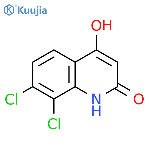 7,8-Dichloro-4-hydroxy-1H-quinolin-2-one structure