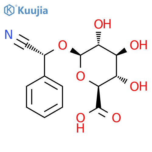 b-D-Glucopyranosiduronic acid,(R)-cyanophenylmethyl structure