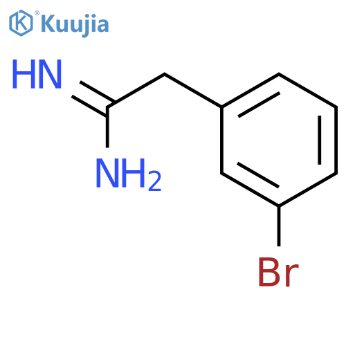 2-(3-bromophenyl)ethanimidamide structure