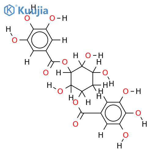 3,5-Di-O-galloyl protoquercitol structure