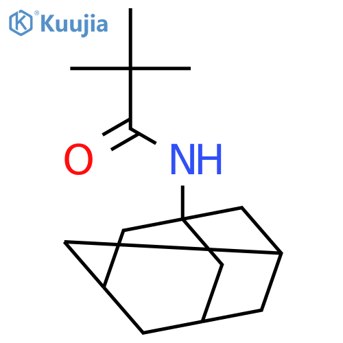 N-(adamantan-1-yl)-2,2-dimethylpropanamide structure
