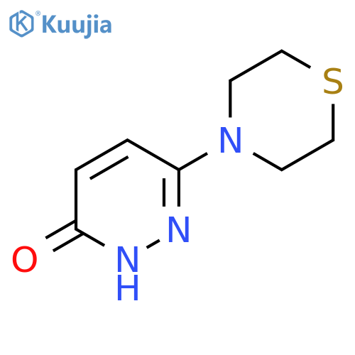 6-(Thiomorpholin-4-yl)-2,3-dihydropyridazin-3-one structure