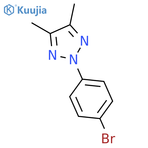 2H-1,2,3-Triazole, 2-(4-bromophenyl)-4,5-dimethyl- structure