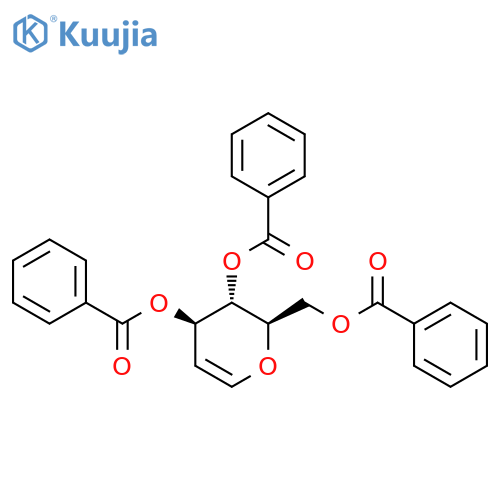 3,4,6-Tri-O-benzoyl-D-glucal structure