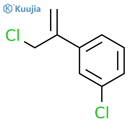 1-chloro-3-(3-chloroprop-1-en-2-yl)benzene structure