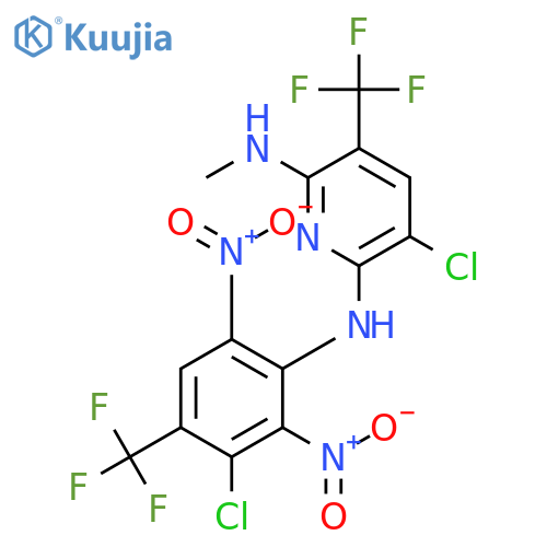 2,6-Pyridinediamine,3-chloro-N2-[3-chloro-2,6-dinitro-4-(trifluoromethyl)phenyl]-N6-methyl-5-(trifluoromethyl)- structure