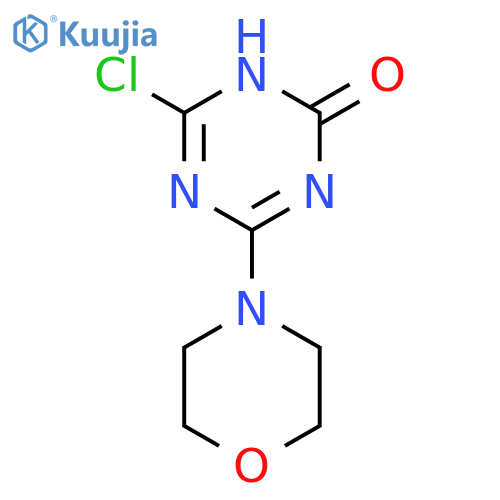 4-chloro-6-(morpholin-4-yl)-1,3,5-triazin-2-ol structure