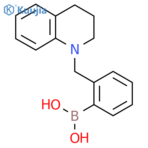 (2-((3,4-Dihydroquinolin-1(2H)-yl)methyl)phenyl)boronic acid structure