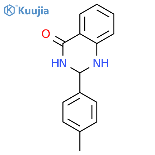 2-(4-methylphenyl)-1,2,3,4-tetrahydroquinazolin-4-one structure