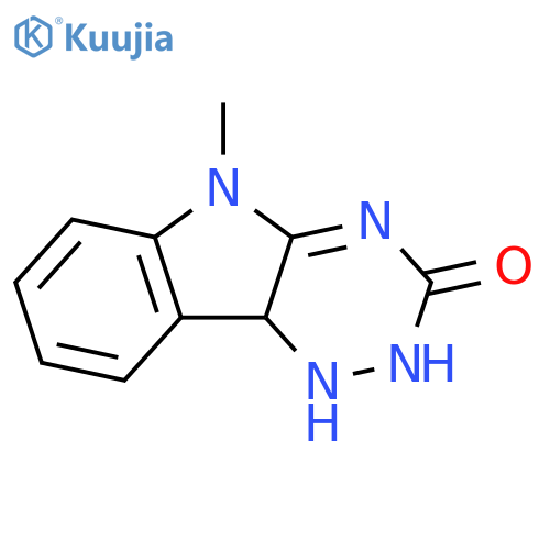 1,2,5,9b-tetrahydro-5-methyl-3H-1,2,4-Triazino[5,6-b]indol-3-one structure