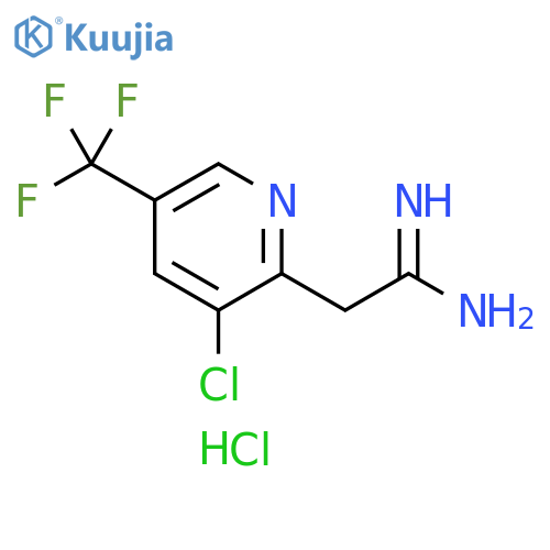 2-(3-Chloro-5-trifluoromethyl-pyridin-2-yl)-acetamidine hydrochloride structure