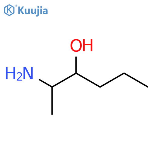 2-aminohexan-3-ol structure