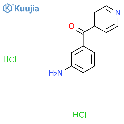(3-Aminophenyl)(pyridin-4-yl)methanone dihydrochloride structure