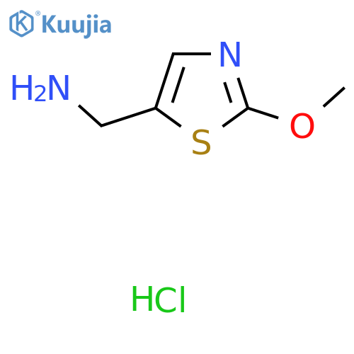 [(2-Methoxy-1,3-thiazol-5-yl)methyl]amine hydrochloride structure