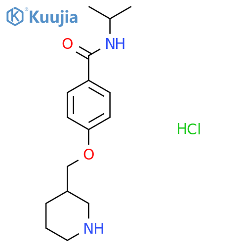 N-Isopropyl-4-(piperidin-3-ylmethoxy)benzamide Hydrochloride structure
