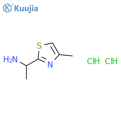 1-(4-Methyl-1,3-thiazol-2-yl)ethylamine Dihydrochloride structure