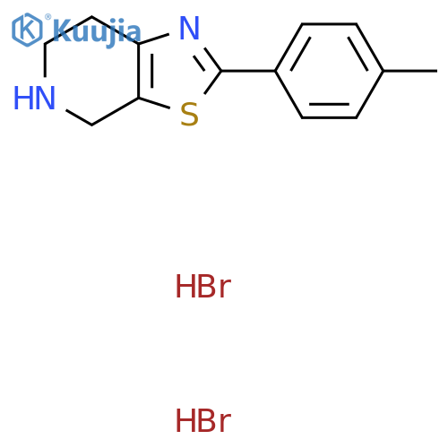 2-(4-Methylphenyl)-4,5,6,7-tetrahydro-1,3thiazolo5,4-cpyridine Hydrobromide structure