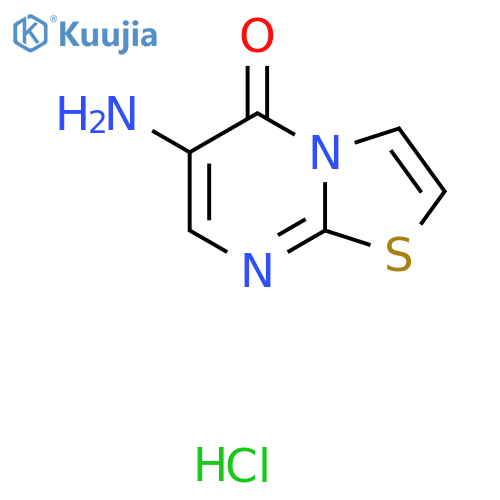6-Amino-5H-thiazolo[3,2-a]pyrimidin-5-one hydrochloride structure