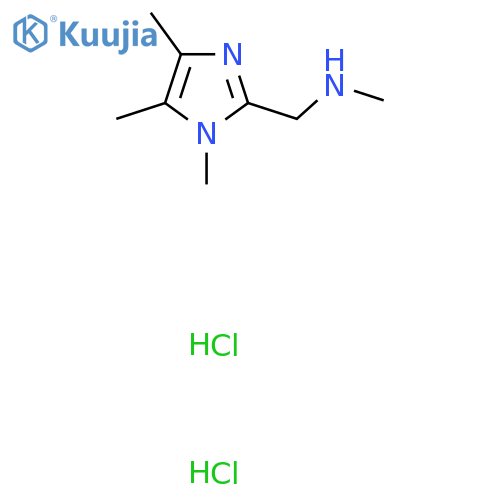 N-Methyl-1-(1,4,5-trimethyl-1H-imidazol-2-yl)methanamine dihydrochloride structure