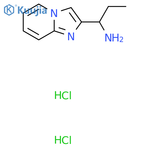 1-(Imidazo[1,2-a]pyridin-2-yl)propan-1-amine dihydrochloride structure