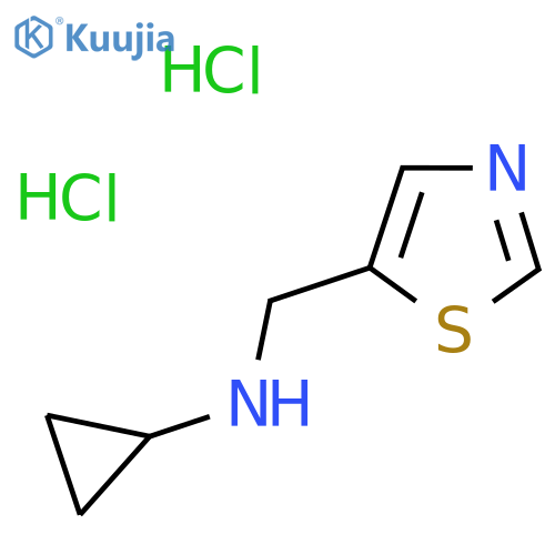 N-(1,3-Thiazol-5-ylmethyl)cyclopropanamine Dihydrochloride structure